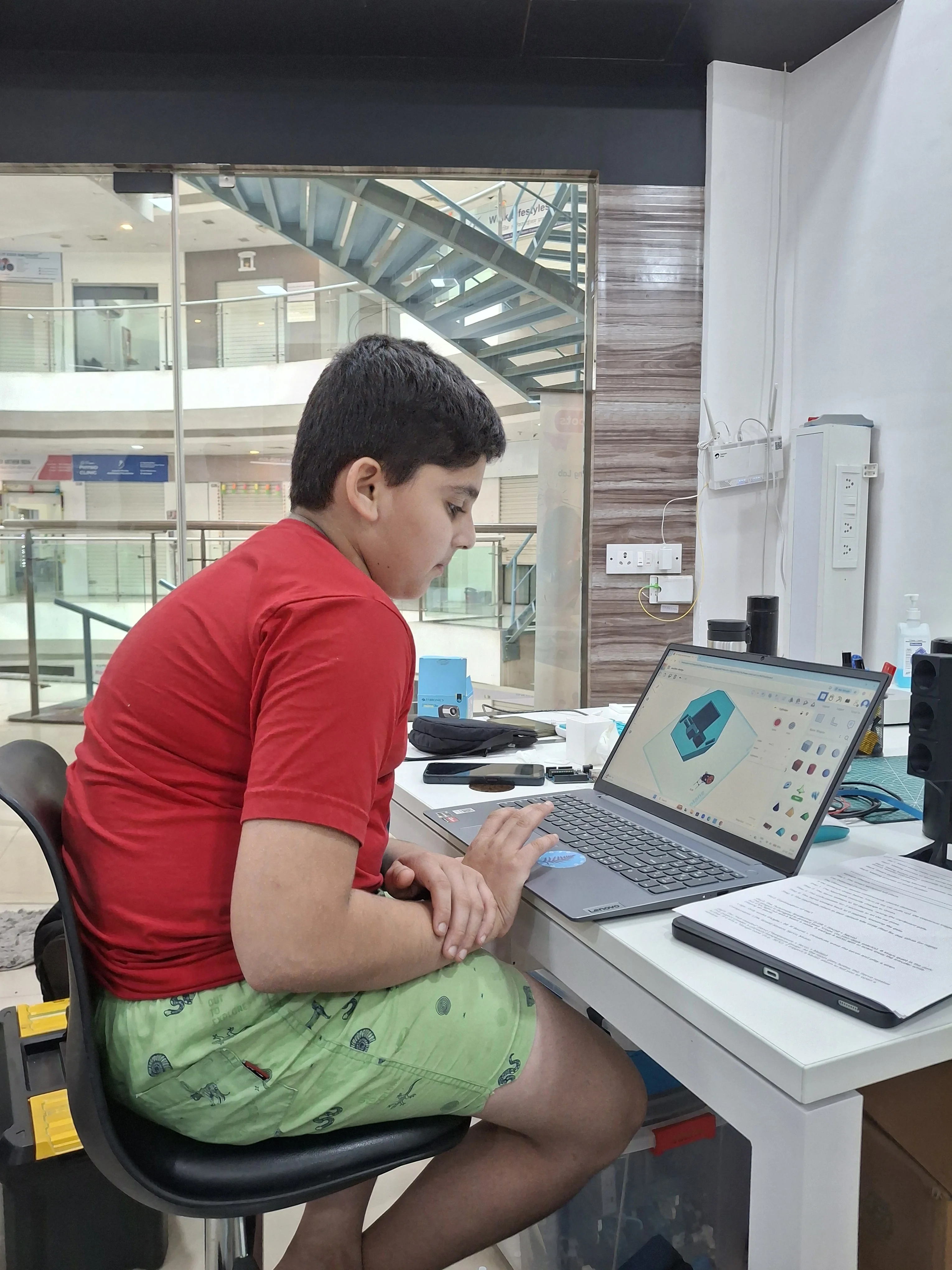 Vihaan Making A  Pen Stand